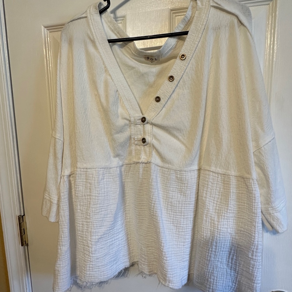 Pol 3/4 sleeve top
